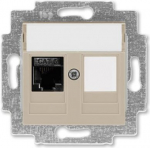 Data socket outlet, RJ45cat.6 + Dummy plug 2CHH296117A6018 | 8592624111641