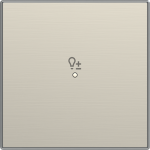 SRD-1-85AI - Cover plate - free@home / KNX 1-gang sensors - Dimmer - Stainless Steel 2CLA852625A1401 | 8427238145037