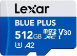 MEMORY MICRO SDXC 512GB UHS-I/W/A LMSBLPL512G-BNANG LEXAR LMSBLPL512G-BNANG | 10843367139122