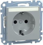 Schneider Electric Merten System M socket outlet MEG2302-0329 is a mechanism with central plate in color grey. This socket outlet belongs to M-Arc, M-Elegance, M-Plan, M-Plan glass, M-Smart, M-Star, System M aesthetic group. The outlet pole configura ...