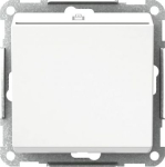 Card switch, Exxact, 2-pole 2-way, 16A, 250V, screw terminals, white WDE002053 | 3606480202834