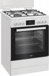 Whirlpool Cooker | W6G8LMSWW | Hob type Gas | Oven type Electric | White | Width 60 cm | Depth 60 cm | 72 L W6G8LMSWW | 8003437063862