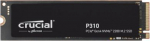 SSD CRUCIAL 800xTBW rating Read speed 7100 MB/s Write speed 6000 MB/s NVMe Yes PCI Express 4.0 M.2 4000 GB P310 CT4000P310SSD8 CT4000P310SSD8 | 649528942258