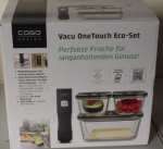 SALE OUT. Caso Vacu OneTouch Vacuum sealer Eco-Set | Black | DEMO 01169SO | 2000001425879