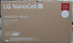 SALE OUT. LG 43NANO81A3A 43" (109 cm) LED LCD TV | SALE OUT. | LG 43NANO81A3A | 43 | Smart TV | webOS 25 | UHD | DAMAGED PACKAGING 43NANO81A3ASO | 2000001435243