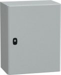 Spacial S3D plain door w/o mount.plate. H500xW400xD250 IP66 IK10 RAL7035.. range of product: Spacial S3D - device application: multi-purpose - product or component type: compact enclosure - enclosure nominal height: 500 mm - enclosure nominal width:  ...