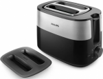 Philips | Toaster | HD2517/90 Daily Collection | Power 830 W | Number of slots 2 | Housing material Plastic | Black/Stainless Steel HD2517/90 | 8720389013744