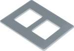 support plate for GTVD200/300 data modules 2xRJ45 20,1x14,8mm 20,1x14,8 mm GTVDM052 | 4012002248423