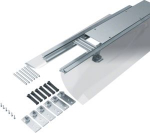 flush floor trunking with foil dry care nom. width 150 level. range 145-190mm BKF150145 | 4012002236758