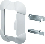 Wall cover plate bracket mounting for BR 70x100mm halogen free in pure white L33119010 | 4012740313780