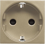 N2288 CV Socket outlet, champagne, 2 modules Zenit 2CLA228800N1901 | 8427238092515
