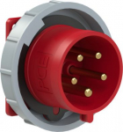 Industrial panel plug 5x32A (3P+N+PE) 6h IP67 75x75 TT red 6252-6tt | 9003399758713