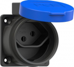 Safety socket swiss standard T13 10A IP55, blue 1313-0bc | 9003399531774