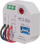 Timing relay - eight functions, contatcts: 1NO, U=230VAC, I=10A,  to under plaster-box PCS-506 | 5908312595380