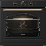 Gorenje Oven | BOS67372CLB | 77 L | Electric | AquaClean | Mechanical control | Steam function | Height 59.5 cm | Width 59.5 cm | Black BOS67372CLB | 3838782613753