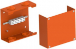 Fire resistant metal box KPK 200 E90 IP40 190x203x75mm with double terminals 1,5&ndash;10mm&sup2; KPK 200_2PO10 | 8595568942241