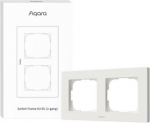 SMART SWITCH FRAME H2 (2-GANG)/WHITE FE-X01D-W AQARA FE-X01D-W | 6975833357642
