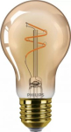 LED Bulb 3.1W (25W) A60 E27 Amber SP DIM 1PF/4 270lm 1800K 929004584301 | 8721103049018