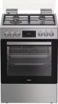 Whirlpool Cooker | W6G8LCSWX | Hob type Gas | Oven type Electric | Stainless Steel | Width 60 cm | Depth 60 cm | 72 L W6G8LCSWX | 8003437063886