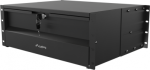 Lanberg 19" Drawer 4U, max load capacity up to 90 kg 4 point assembly | AK-2004-B | 48.26 x 36 x 17.6 cm | Black AK-2004-B | 5901969448757