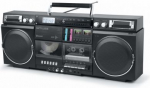 Muse | Ghetto Blasters | M-380 GB | AUX in | Bluetooth | Cassette deck | CD player | Black M-380 GB | 3700460209025