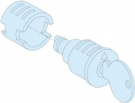 Barrel lock, PrismaSeT G, with 2 Keys N3455, IP55 LVS09945 | 3606481884817