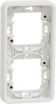 Mureva Styl - fixing frame - 2 gangs - vertical - white MUR39151 | 3606480790041