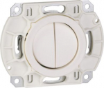Robust - rocker switch 2x two-way screwless - white WDE000933 | 3606480975561