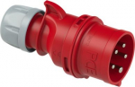Phase inverter plug 5x16A (3P+N+PE) 6h IP44 SHARK red 7015-6 | 9003399701566