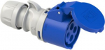 CEE connector 4x32A (3P+PE) 9h IP44/IP54 SHARK blue 224-9 | 9003399139444