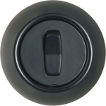 Rocker switch, 2 way, 16A, 250V, black, Renova WDE007022 | 3606480330773