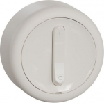 Surface Switch 2-pole screwless with rocker marked with 1 and 0 white Renova WDE015807 | 3606489504649
