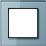 1-gang frame grey-blue glass, A-Creation AC581GLBLGR | 4011377026773