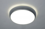 Bulkhead IP65 PROXIMA LED SMD 24W 3000K, 1750lm, &Oslash;390/95mm frosted glass, silver 311413/PA