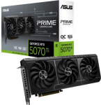 Graphics Card ASUS NVIDIA GeForce RTX 5070 Ti 16 GB GDDR7 256 bit PCIE 5.0 16x GPU 2527 MHz Triple slot Fansink 1xHDMI 3xDisplayPort PRIME-RTX5070TI-O16G PRIME-RTX5070TI-O16G | 4711387861516