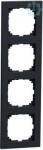 Cover frame, 4-gang, anthracite, Merten M-Pure MEG4040-3614 | 4042811181246