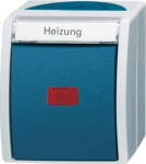 With red neon lens. With neon lamp. With labelling field. Labelling field 57.8 x 9.8 mm With N terminal. 2CKA001085A1609 | 4011395992579