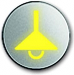 Lighting insert for Busch-priOn&reg; Area control element 1gang (6340-xxx) and 3gang (6342-xxx) with >Lighting< icon. 2CKA006310A0093 | 4011395118924