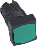 Uzgalis neapgaismotai spiedpogai, Harmony XB6, zaļ&scaron; kvadrātveida, 16mm, iebūvēta LED, atsperes ZB6CA3 | 3389110775457