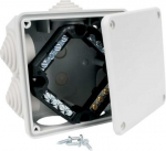 8111 - Box with IP protection, configuration LA, dark grey colour/RAL7035, package - 1/20 pcs 8111_LA | 8595057603394