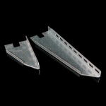 Quick fastening support with width 250 mm for assembly profile 250 mm varnished. NPR 250_EC | 8595057686403