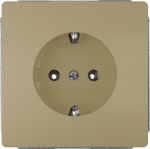 Socket outlet, 10/16A 250V, 68x68mm, Malt gold, DELTA style 5UB1853-0MG01 | 4047624274420