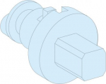 Insert, PrismaSeT G, 7mm male square insert, IP55 LVS09947 | 3606481876164