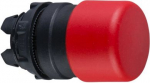 Head for non illuminated push button, Harmony XB5, red mushroom 30mm, 22mm, spring return, unmarked ZB5AC44 | 3389110904918