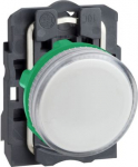 Pilot light, Harmony XB5, white, plastic, 22mm, plain lens, BA9s bulb, 250V XB5AV61 | 3389110903966