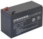 Battery 12V 9AH VRLA EUROPOWER EMU EV9-12T2 | 5902367800178