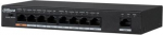 9-Port 10/100/1000 Mbps Network Switch DH-PFS3009-8ET1GT-96 | 6923172523242