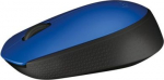 M171 Wireless Computer mouse, AA, USB, Black/Blue 910-004640 | 5099206062863