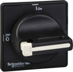 Handles and front plates,TeSys Control,black handle,black front,1-3 padlocking,fixing by &Oslash;22.5 KAD1PZ | 3389110725094