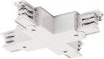 X-connector for S-TRACK 3-circuit track, traffic white 1001389 | 4024163196833